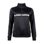 Women poly terry half zip