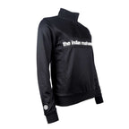 Women poly terry half zip