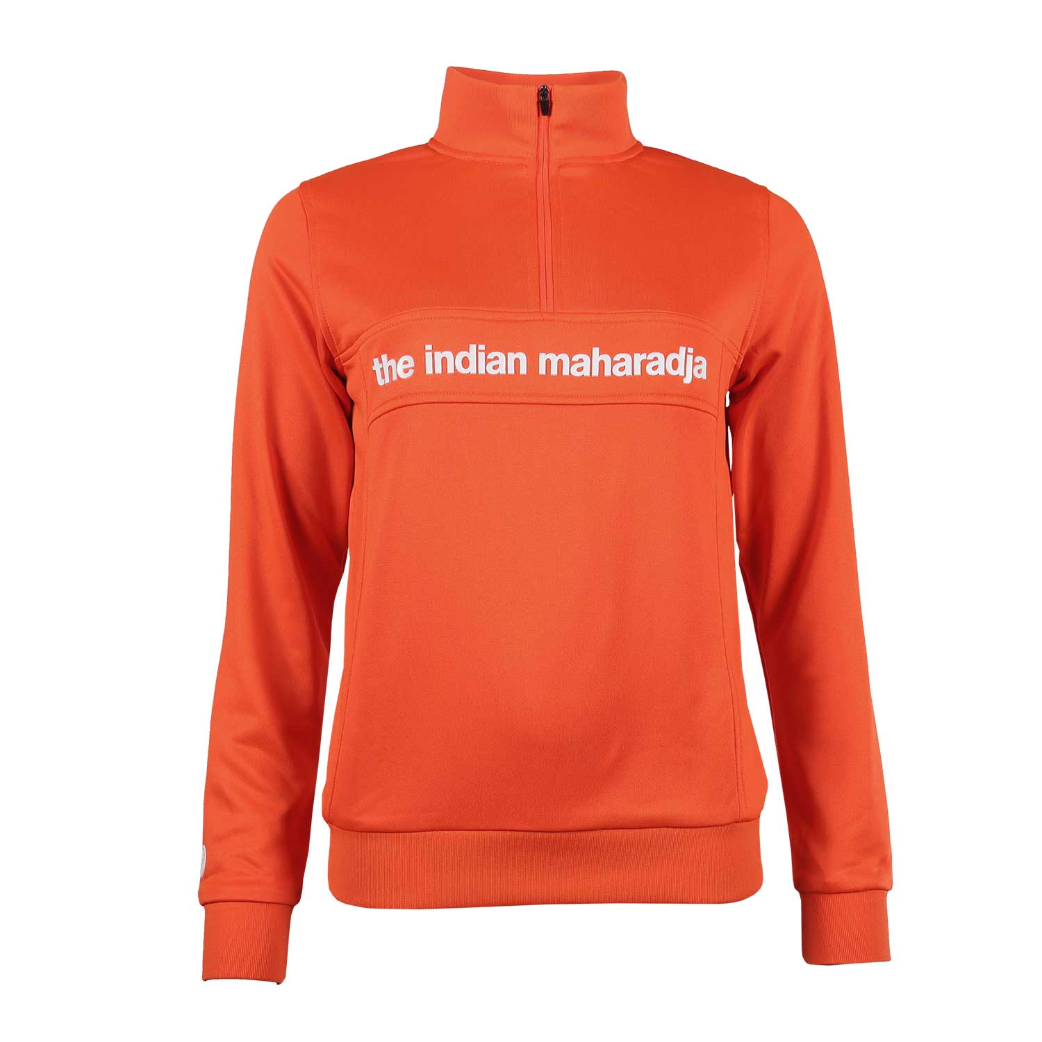 Women poly terry half zip
