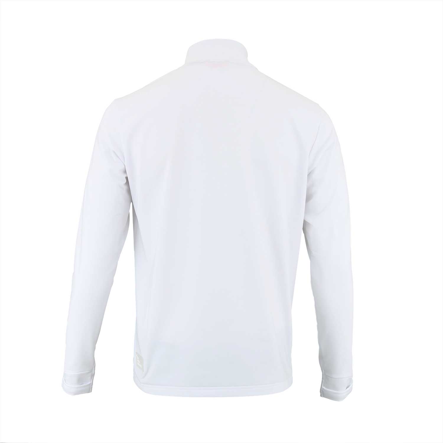 Baroda men chevron half zip sweater