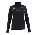 Baroda women chevron half zip sweater