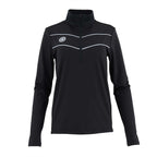 Baroda women chevron half zip sweater