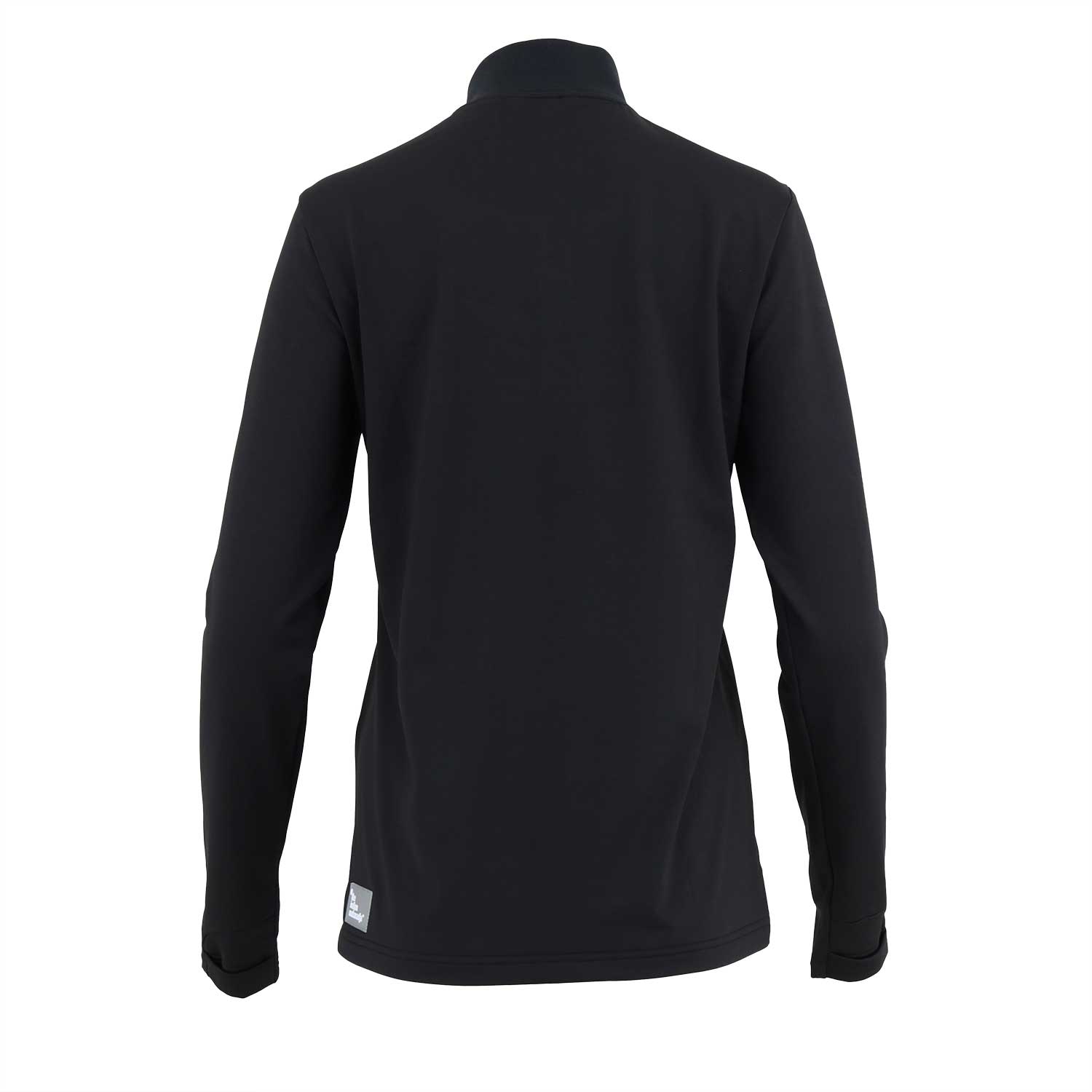 Baroda women chevron half zip sweater