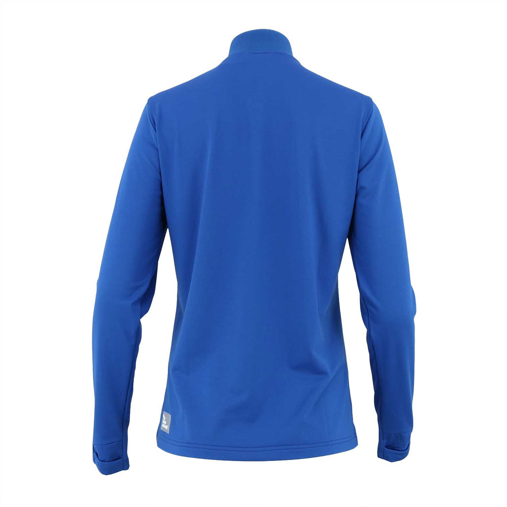 Baroda women chevron half zip sweater