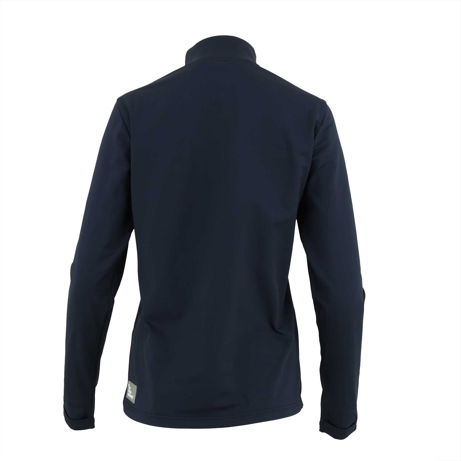 Baroda women chevron half zip sweater