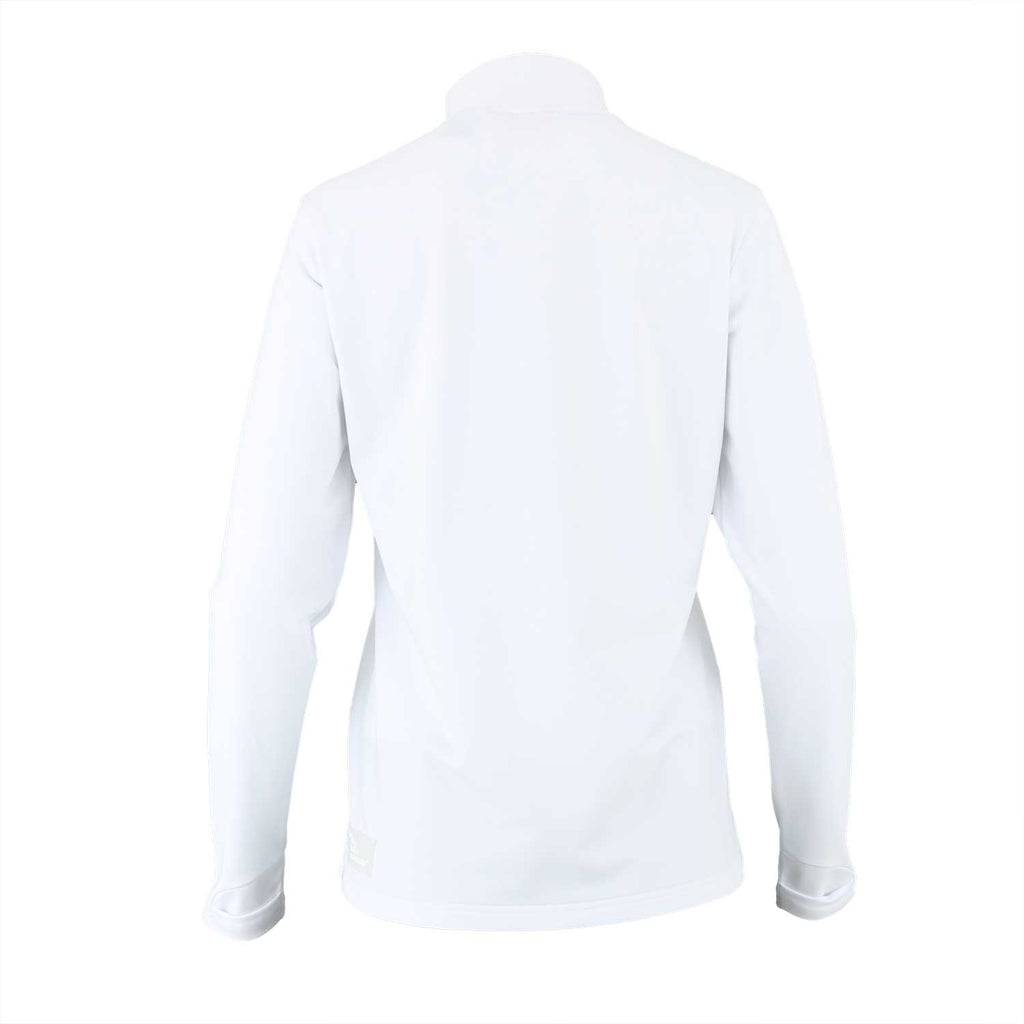 Baroda women chevron half zip sweater