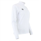 Baroda women chevron half zip sweater