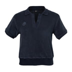 Women terry polo