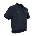 Women terry polo