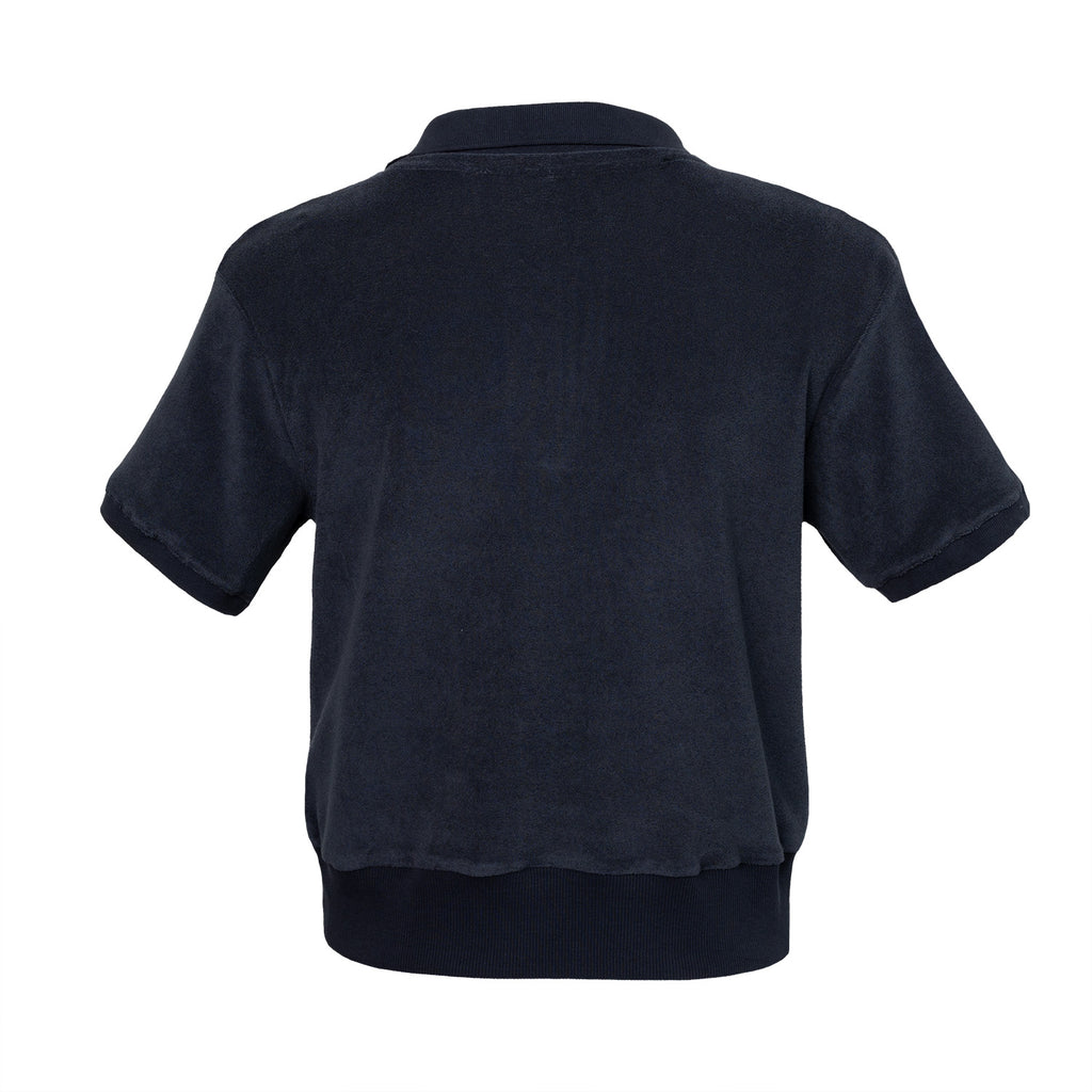Women terry polo