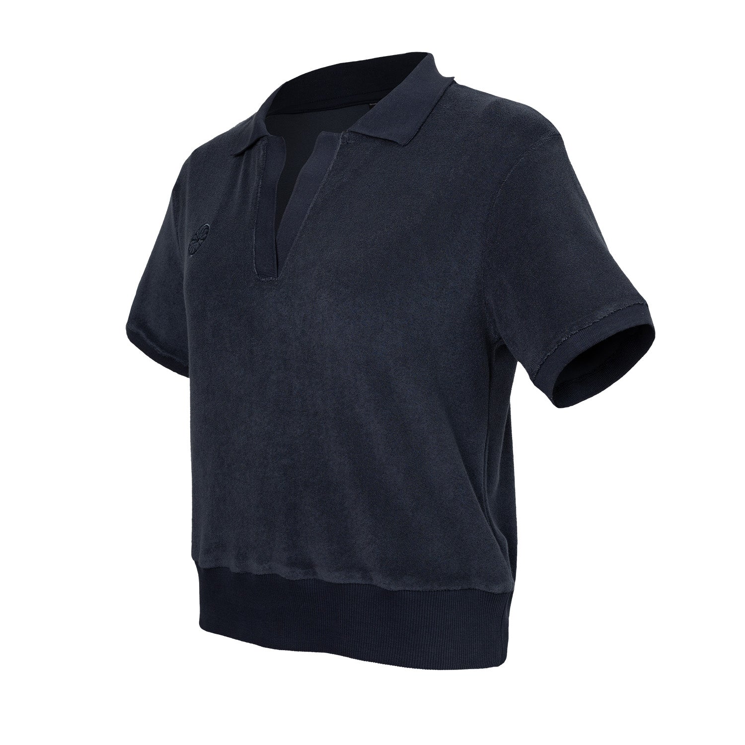Women terry polo