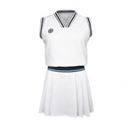 Women pique 2 piece dress