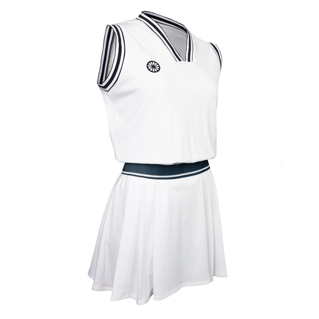 Women pique 2 piece dress