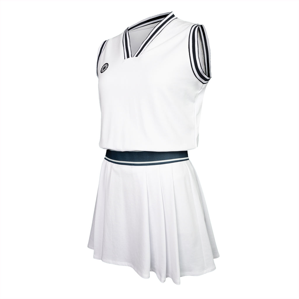Women pique 2 piece dress