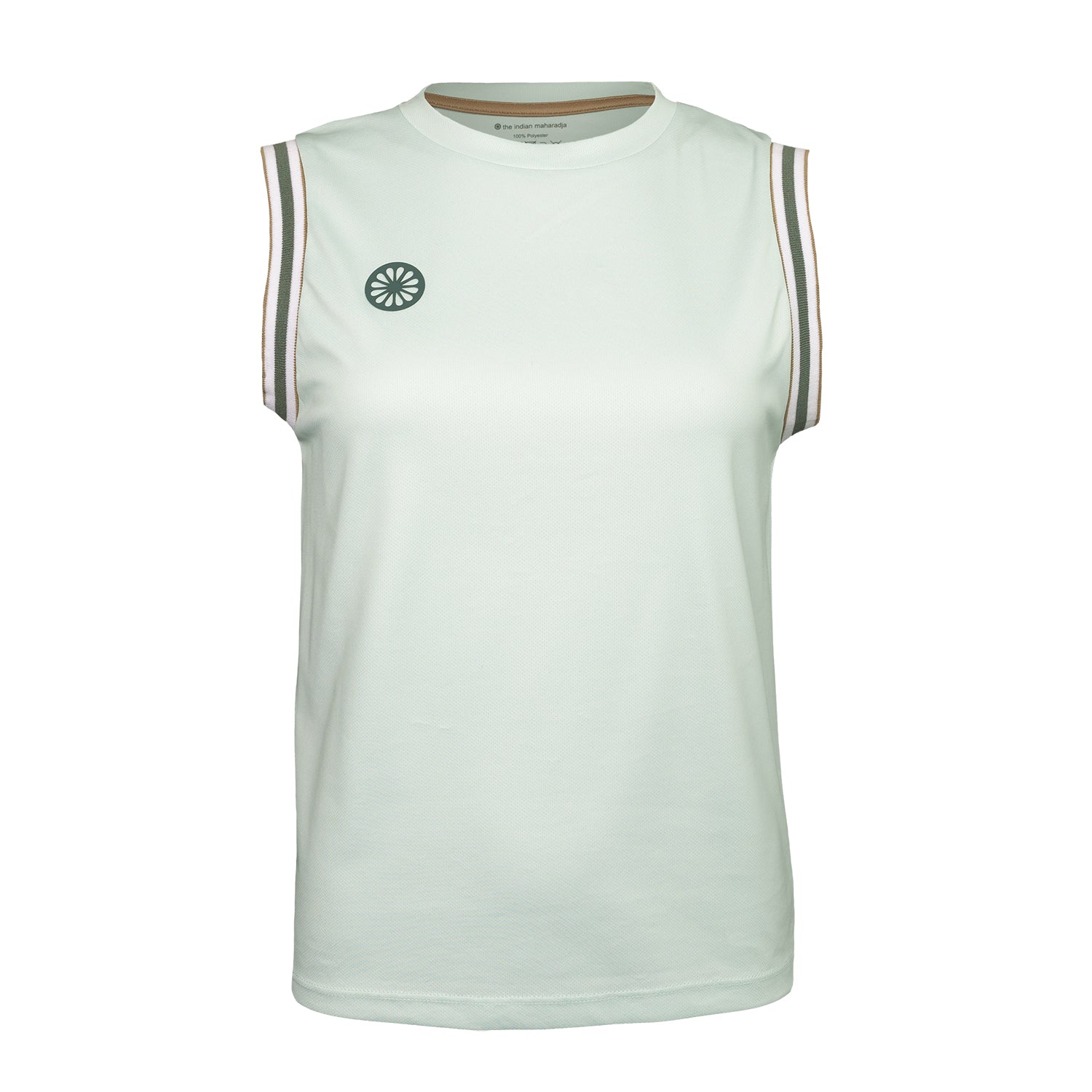 Women sleeveless pique top