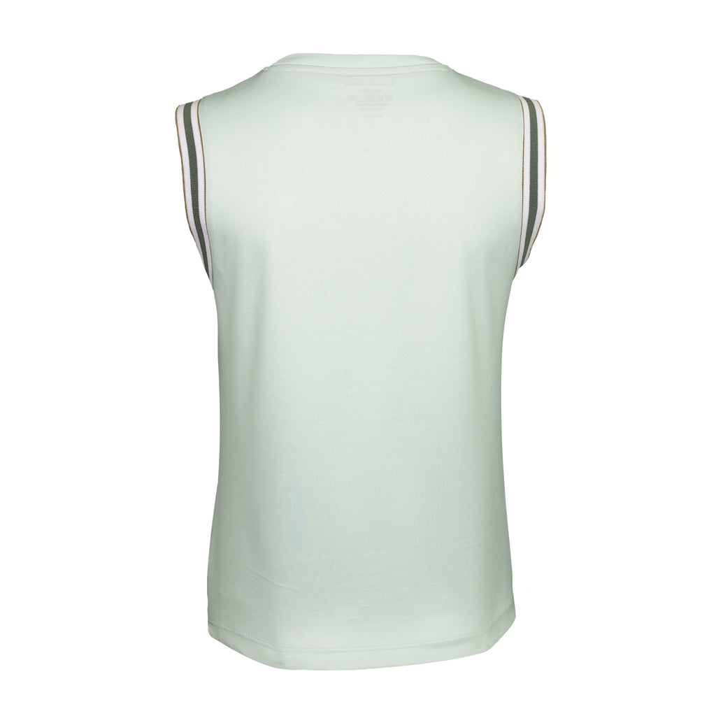 Women sleeveless pique top