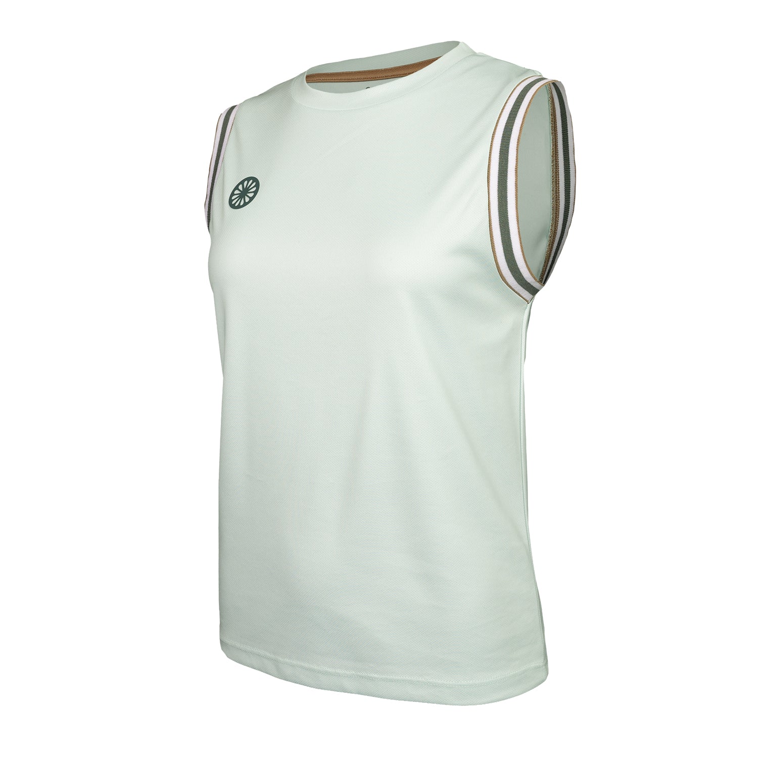 Women sleeveless pique top