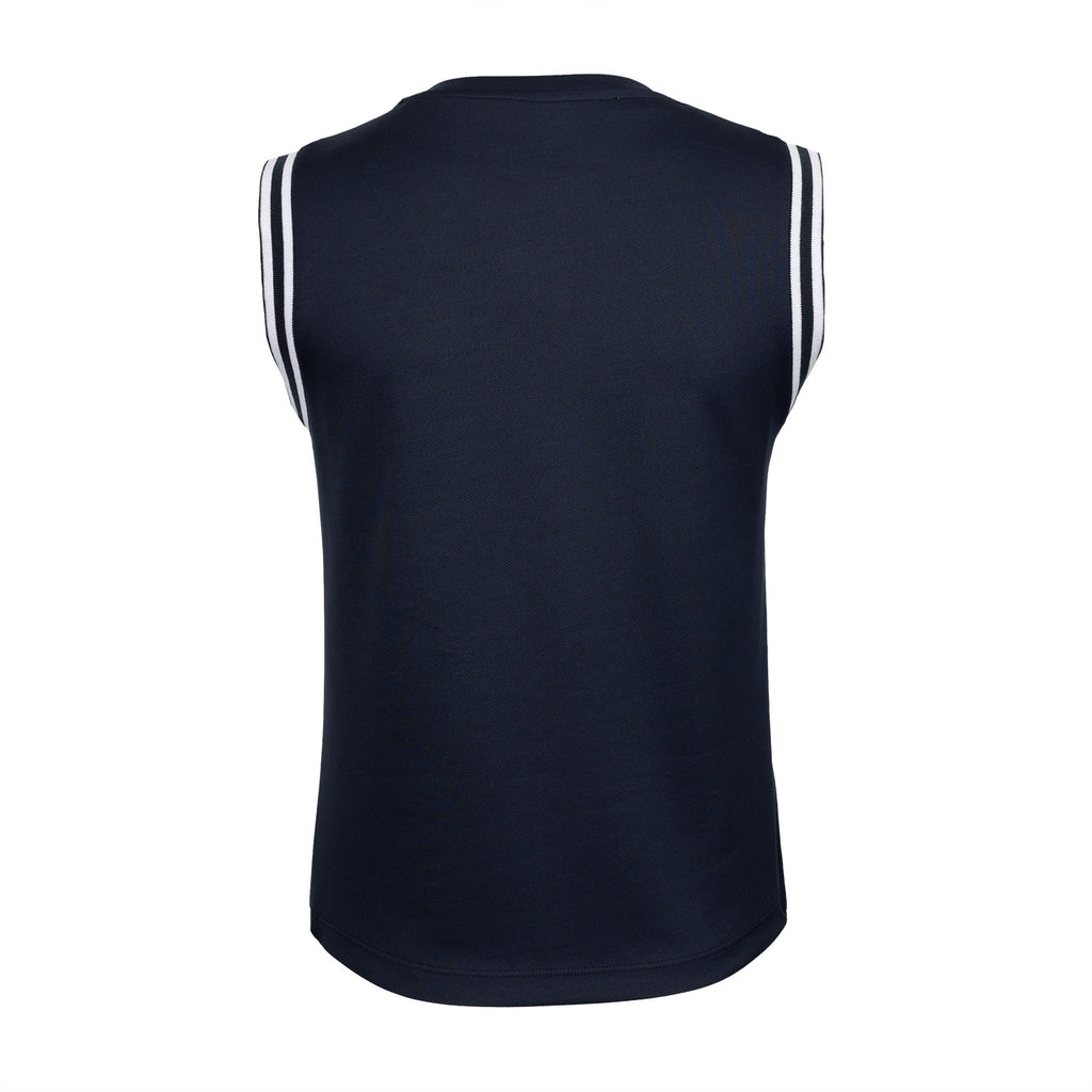 Women sleeveless pique top