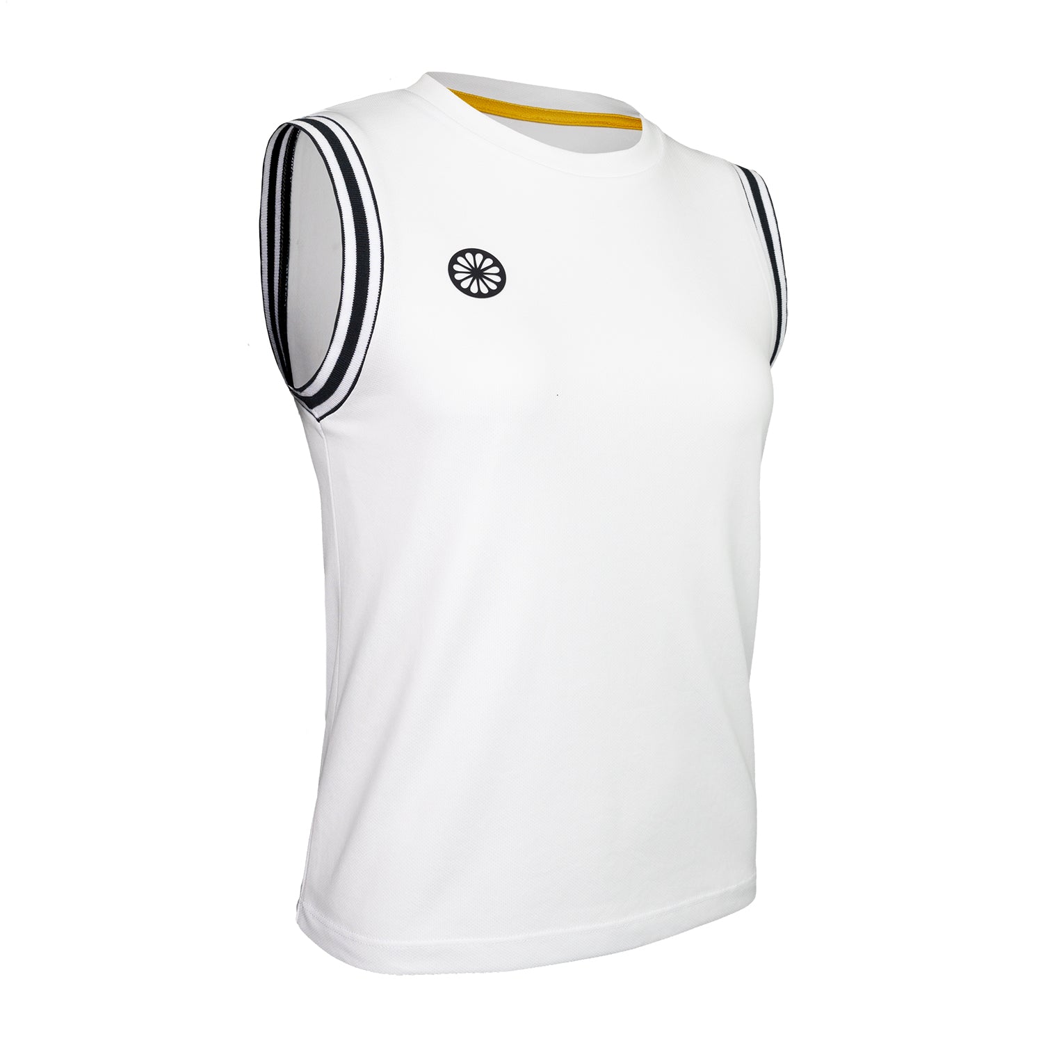 Women sleeveless pique top