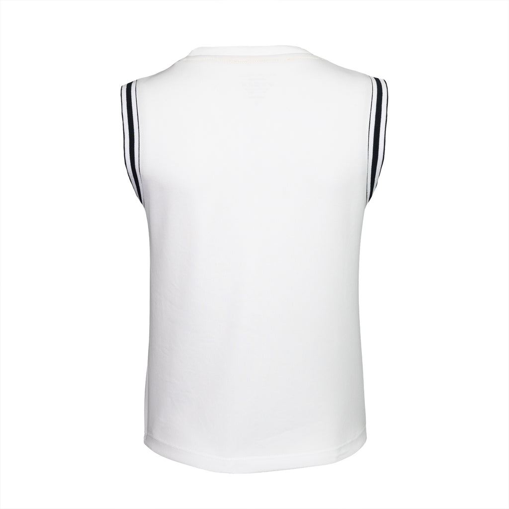 Women sleeveless pique top