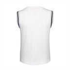 Women sleeveless pique top