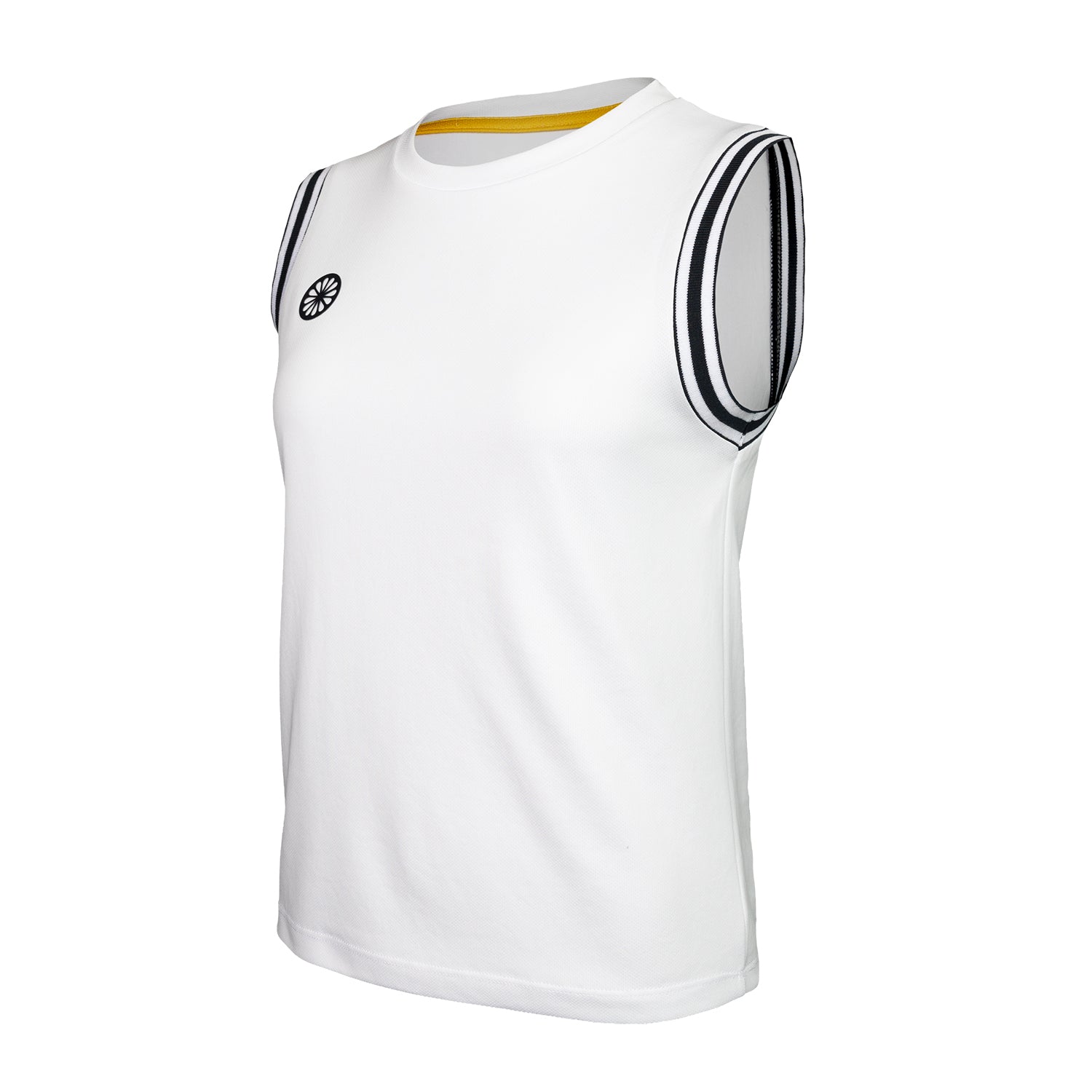 Women sleeveless pique top